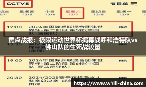 焦点战报：极限运动世界杯揭幕战呼和浩特队vs佛山队的生死战较量
